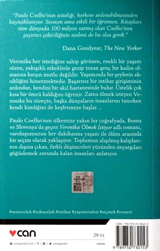 Veronika Ölmek İstiyor Paulo Coelho Can Yayınları