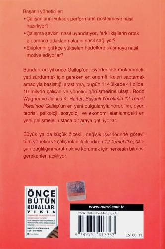 Başarılı Yönetimin 12 Temel İlkesi R. Wagner Remzi Kitabevi