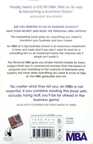 The Personal MBA Josh Kaufman Penguin Books