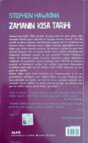 Zamanın Daha Kısa Tarihi stephen hawking Alfa Yayınları