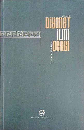 Diyanet İlmi Dergisi (Cilt:3 Ocak, Şubat, Mart 2017)