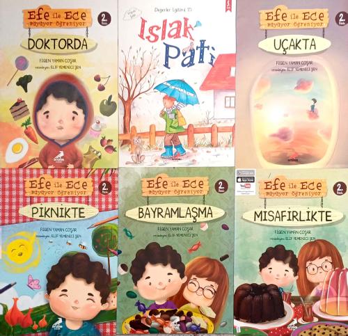 Efe ile Ece Büyüyor Öğreniyor (6 Kitap)