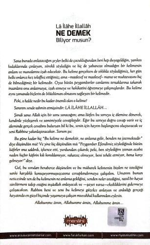 La İlahe İllallah Ne Demek Biliyor musun? Faruk Furkan Menahil