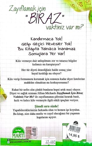 Zayıflamak İçin Biraz Vaktiniz Var mı? Jillian Michaels Martı Yayınevi
