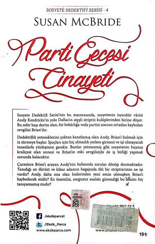 Parti Gecesi Cinayeti / Sosyete Dedektifi Serisi-4 Susan Mcbride Eksik