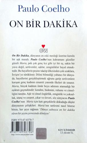 On Bir Dakika Paulo Coelho Can Roman