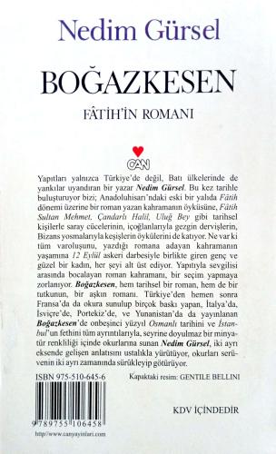 Boğazkesen: Fatih'in Romanı Nedim Gürsel Can Roman