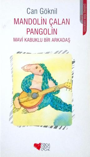 Mandolin Çalan Pangolin Mavi Kabuklu Bir Arkadaş