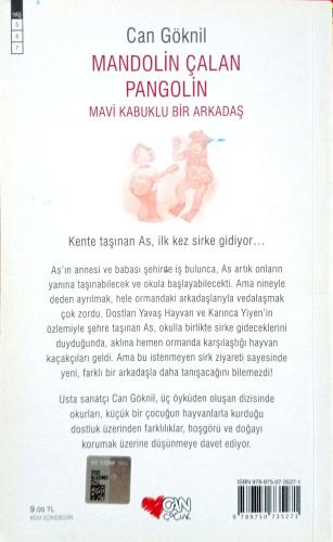 Mandolin Çalan Pangolin Mavi Kabuklu Bir Arkadaş Can Göknil Can Çocuk
