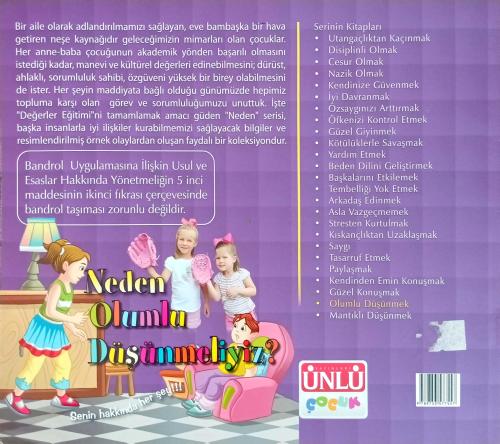 Neden Olumlu Düşünmeliyiz? Kollektif Ünlü Çocuk