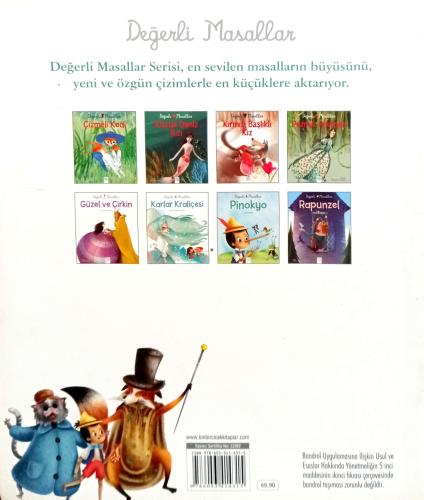 Değerli Masallar-Pinokyo Carlo Collodi 1001 Çiçek Kitaplar