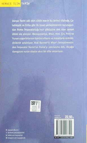 Dünya Tarihi 1.Cilt İlkçağ Susan Wise Bauer Say Yayınları