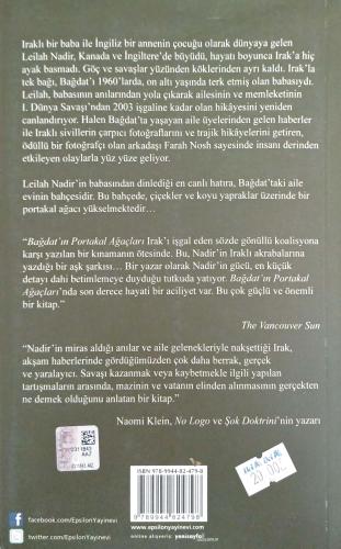Bağdat'ın Portakal Ağaçları Leilah Nadir Epsilon Yayıncılık