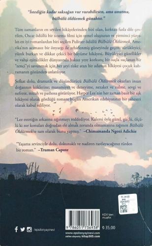 Bülbülü Öldürmek Harper Lee Epsilon Yayıncılık
