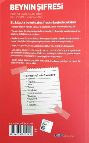 Beynin Şifresi Can Hikmet Değirmenci Girdap