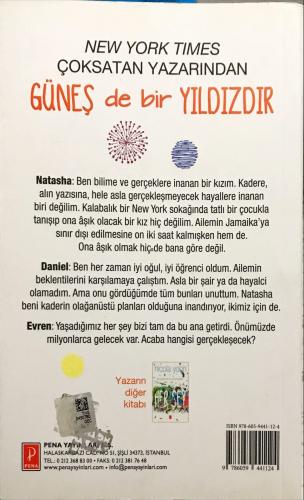 Güneş de Bir Yıldızdır Nicola Yoon Pena