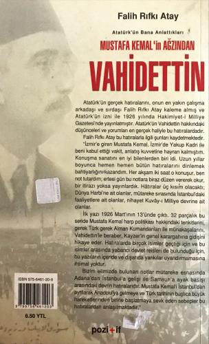 Atatürk’ün Bana Anlattıkları Mustafa Kemal’in Ağzından Vahidettin Fali