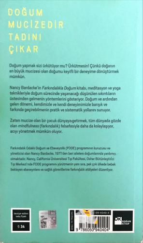 Farkındalıkla Doğum - Doğum Mucizedir Tadını Çıkar Nancy Bardacke Doğa