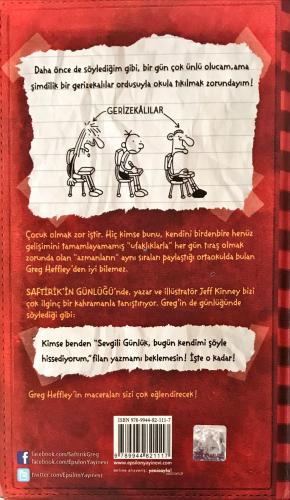 Saftirik Greg'in Günlüğü 1. Kitap ( ciltli) Jeff Kinney Epsilon Yayınc