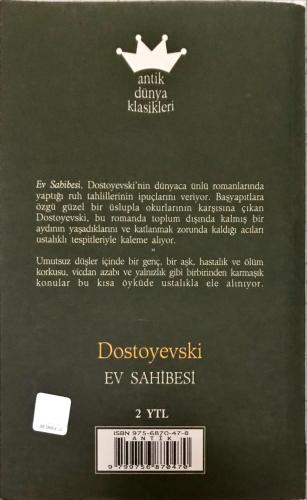 Ev Sahibesi Dostoyevski Antik Dünya