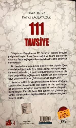 111 Tavsiye B. Cengiz Bahar Tutku