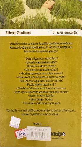 Obeziteden Diyete Bilimsel Zayıflama Dr. Yavuz Furuncuoğlu ares kitap