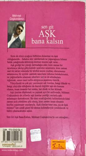 Sen Git Aşk Bana Kalsın Mehmet Coşkundeniz Neden Kitap