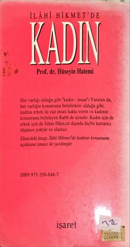 İlahi Hikmet'de Kadın Prof.Dr.Hüseyin Hatemi İşaret