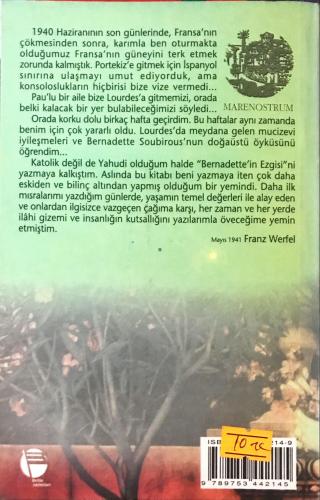 Bernadette'in Ezgisi Franz Werfel Belge Yayınları