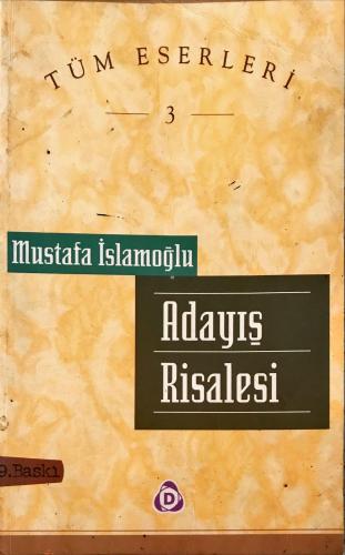 Adayış Risalesi Mustafa İslamoğlu Denge