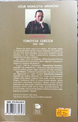 Türkiye'de Gericilik 1950-1990 Çağlar Kırçak İmge Kitabevi