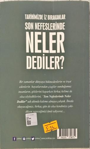 Tarihimizde İz Bırakanlar Son Nefeslerinde Neler Dediler? Muammer Yılm