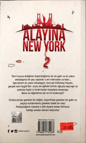 Alayına New York 2 Emine Can Epsilon Yayıncılık