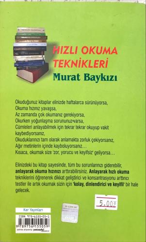 Hızlı Okuma Teknikleri Murat Baykızı Kar