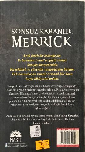 Sonsuz Karanlık Merrick Anne Rice Martı Yayınevi