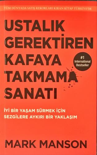 Ustalık Gerektiren Kafaya Takmama Sanatı Mark Manson Butik Yayıncılık