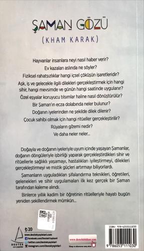 Şaman Gözü Asu Mansur Destek Yayınevi