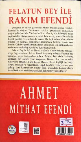 Felatun Bey İle Rakım Efendi Ahmet Mithat Efendi Mavi Çatı Yayınları