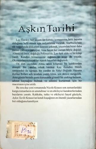 Aşkın Tarihi Nicole Krauss Koridor Yayıncılık
