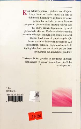 Hazlar ve Günler Marcel Proust Alakarga