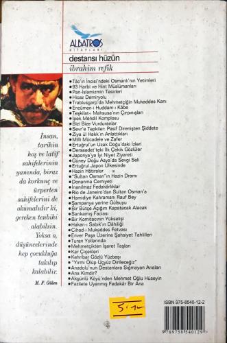 Destansı Hüzün İbrahim Refik Albatros Kitapları