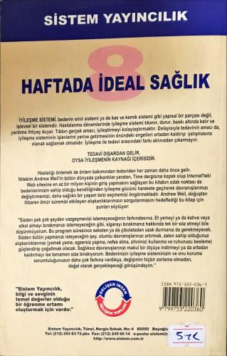 8 Haftada İdeal Sağlık Andrew Weil Sistem Yayıncılık