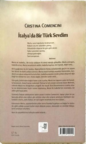 İtalya'da Bir Türk Sevdim Cristina Comencini Can Yayınları