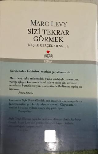 Sizi Tekrar Görmek ( Ciltli) Marc Levy Can Yayınları