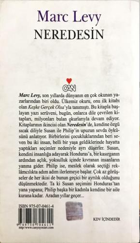 Neredesin Marc Levy Can Yayınları