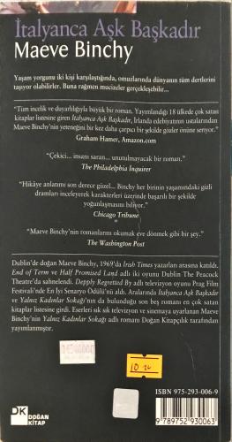 İtalyanca Aşk Başkadır Maeve Binchy DK