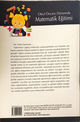 Okul Öncesi Dönemde Matematik Eğitimi Doç. Dr. Adalet Kandır Morpa