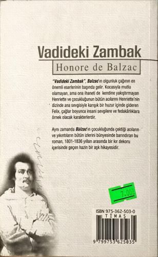 Vadideki Zambak Balzac Timaş Yayınları