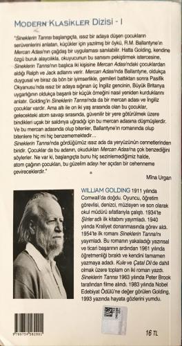 Sineklerin Tanrısı William Golding Türkiye İş Bankası Kültür Yayınları