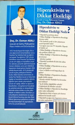Hiperaktivite ve Dikkat Eksikliği Doç.Dr.Osman Abalı Adeda Yayıncılık